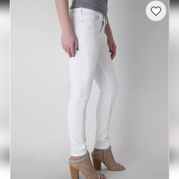 Silver Jeans Denim - Silver Jeans White Suki Slim Jeans